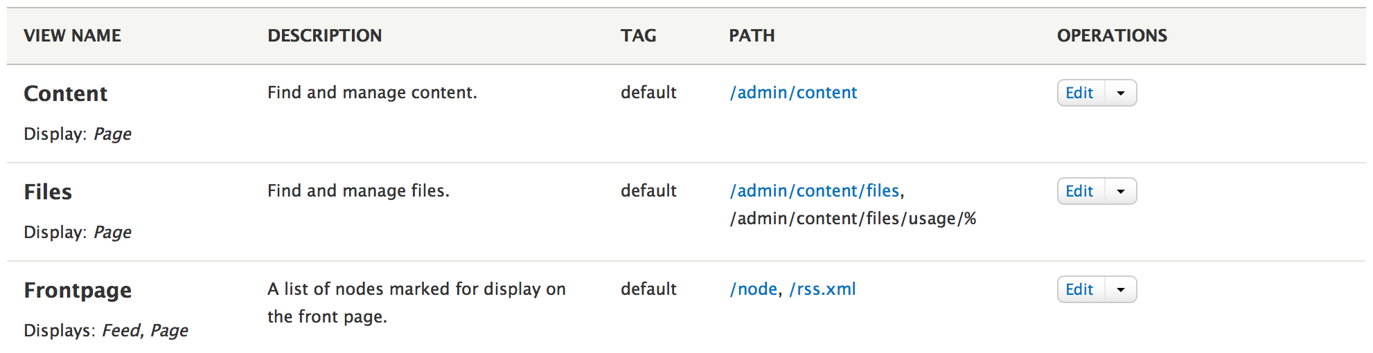 View name without margin-top